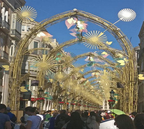 Christmas Lights In Malaga
