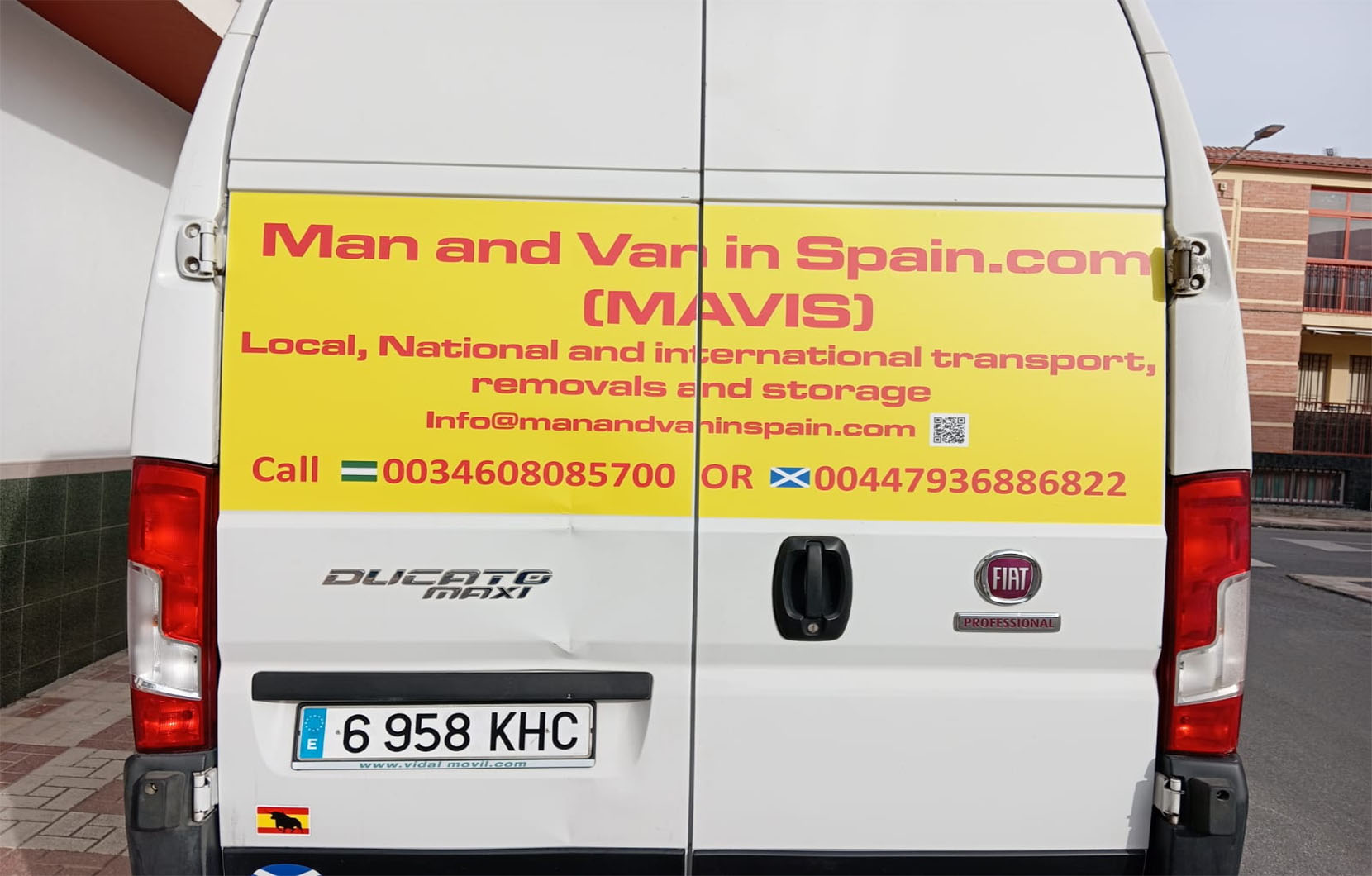 Man And Van In Spain, Removals and Storage Facilities in Spain, Axarquia and UK