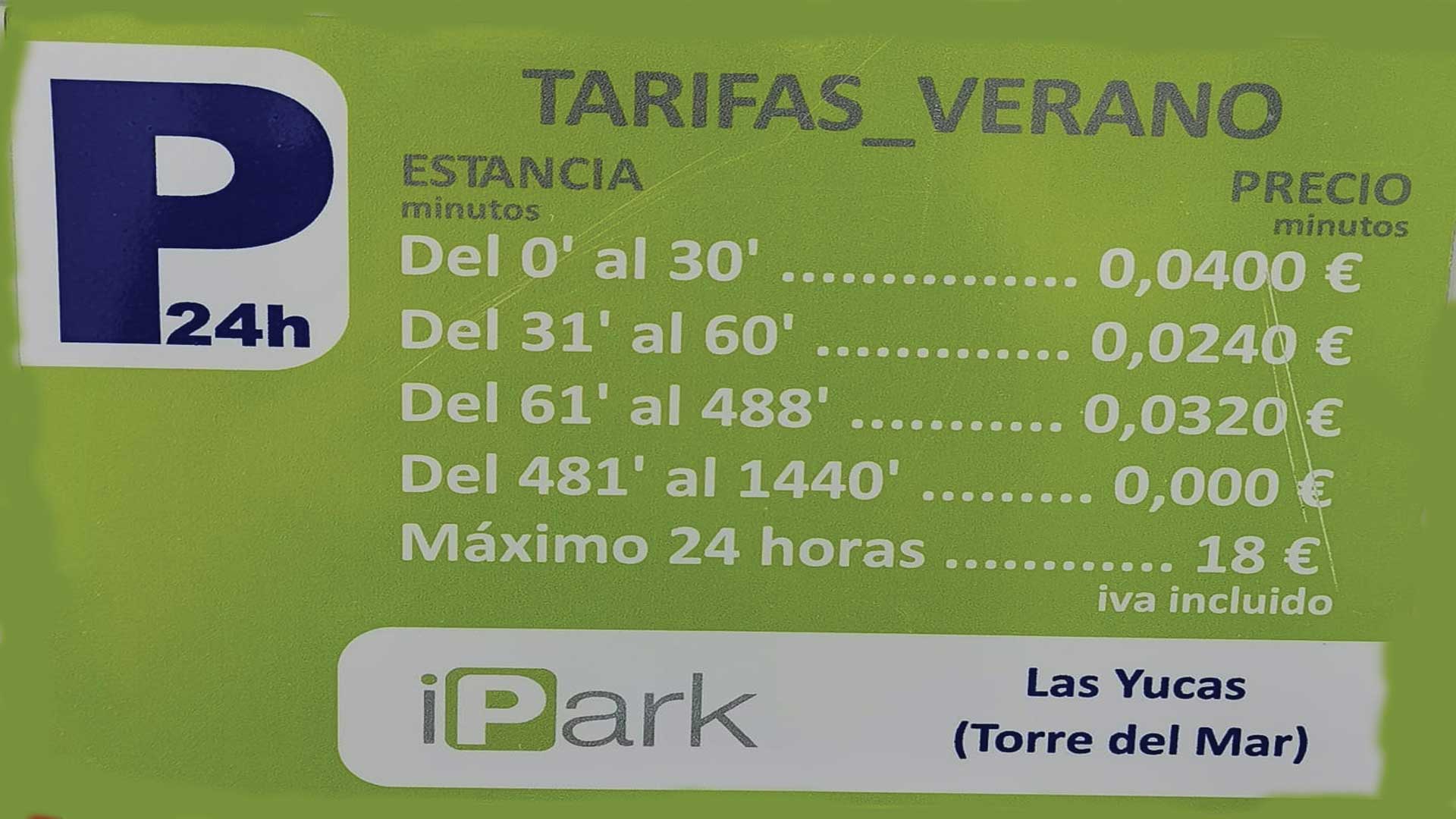Parking, Torre del Mar, Pay to park, Parking Spaces Available,